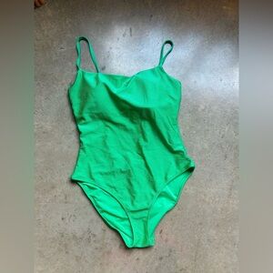 Aerie green one piece swimsuit large